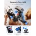 Cuvccn Bike Phone Mount, [3s Install & Ultimate Anti-Vibration] Motorcycle Phone Mount, 360° Rotatable & Upgraded Handlebar Clamp, Bike Phone Holder for ATV/Scooter, Compatible with 4.7-6.8” Phones